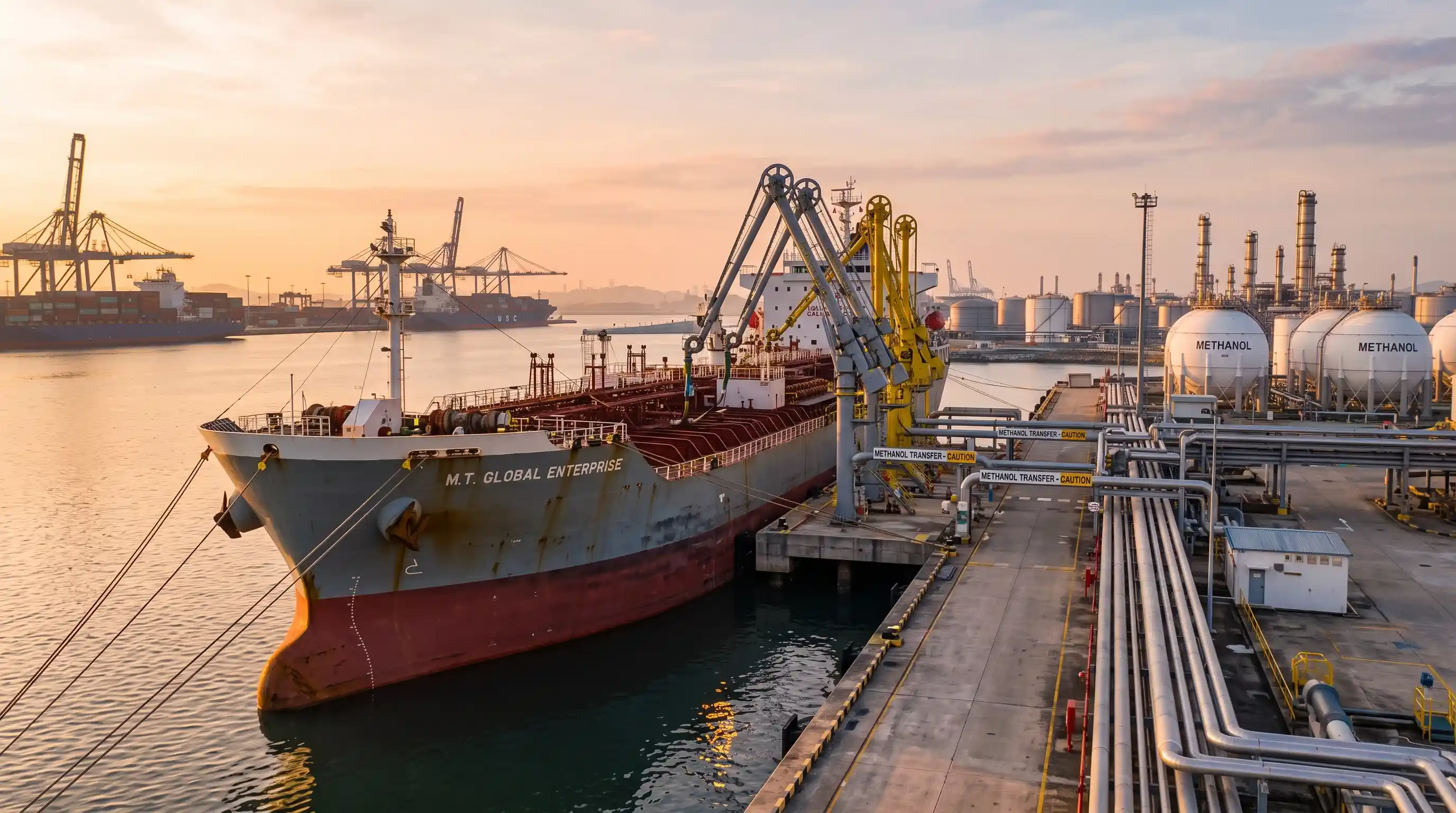 global-methanol-market-intext2 بارگیری متانول صادراتی در پایانههای تخصصی بنادر پتروشیمی ایران برای ارسال به بازارهای آسیایی